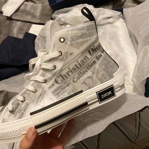 Christian Dior newspaper sneakers